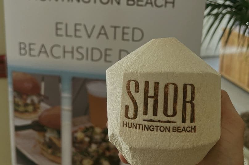 Coconut stamped for SHOR at Hyatt Regency Huntington Beach